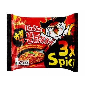 Samyang Buldak 3x Spicy Instant Ramen Noodles Hot Chicken Flavor