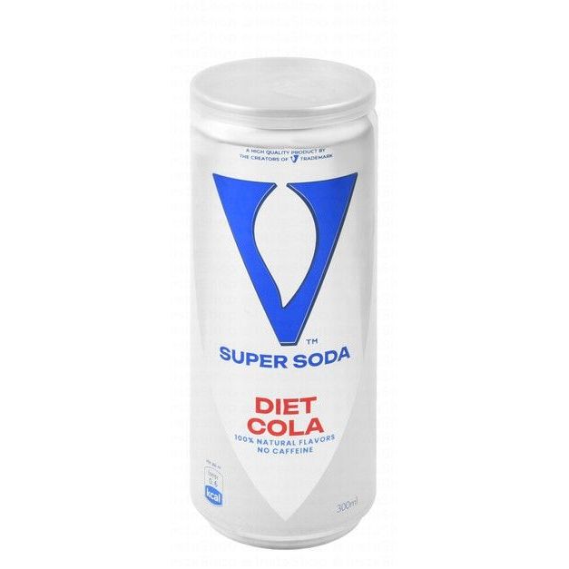 مشروب غازي من نوع كولا خالي من السكر والكافيين والمواد الحافظة المضافة - في سوبر سودا.