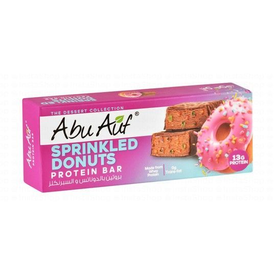 Abu Auf 13g Whey Protein Bar Sprinkled Donuts Flavor - trans fat free