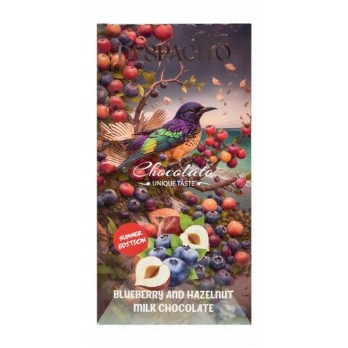 Despacito Milk Chocolate Slab with Blueberries & Hazelnuts