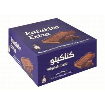 كتاكيتو رقائق وافل إضافية بالشوكولاتة محشوة بكريم الشوكولاتة