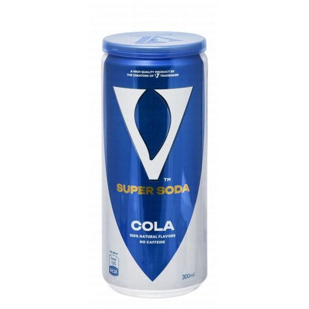 V Super Soda Cola Carbonated Drink - caffeine free, no added preservatives