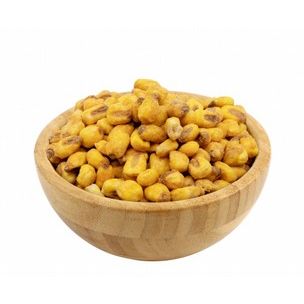 ذرة مشوية ومملحة