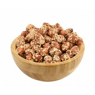 Roasted Peanuts Coated with Honey & Sesame Seeds Sudan