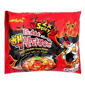 Samyang Buldak 2x Spicy Instant Stir-Fried Ramen Noodles Hot Chicken Flavor