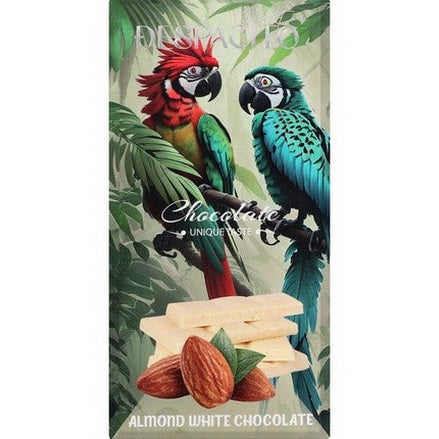 Despacito White Chocolate Slab with Almonds