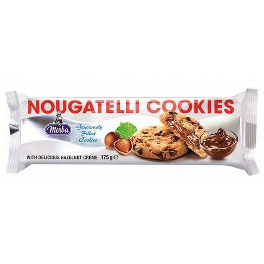 Merba Nougatelli Cookies Filled with Hazelnut Cream