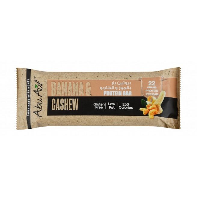 Abu Auf 22g Protein Bar with Banana & Cashew - gluten free