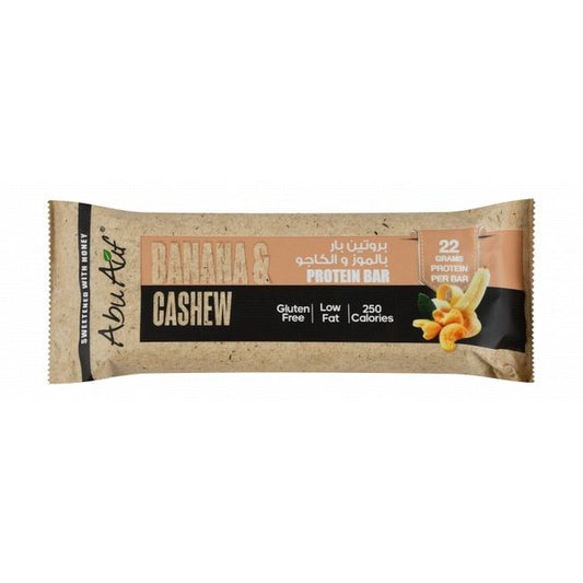 Abu Auf 22g Protein Bar with Banana & Cashew - gluten free