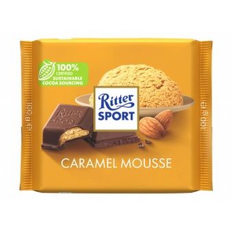لوح شوكولاتة ريتر سبورت مع موس الكراميل واللوز