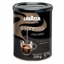 Lavazza Classic Italian Arabica Espresso Ground Coffee Medium Roast - Intensity 5