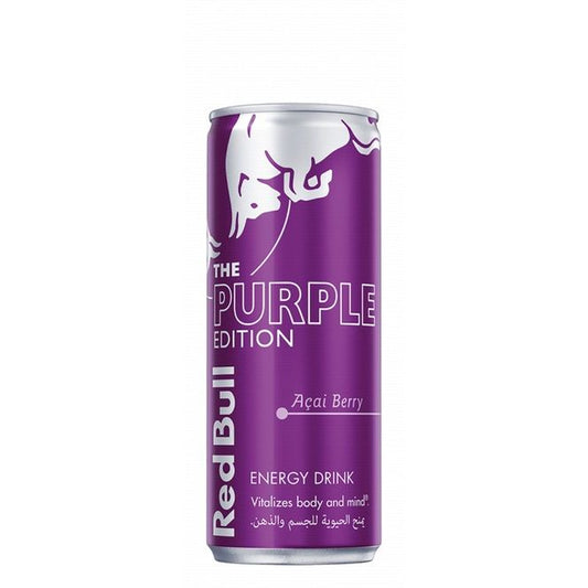 Red Bull The Purple Edition Energy Drink Acai Berry Flavor