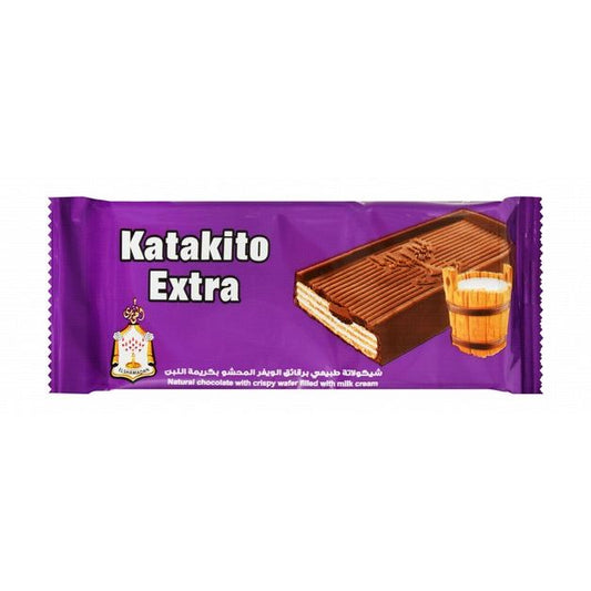 El Shamadan Katakito Chocolate Wafer Filled with Milk Cream
