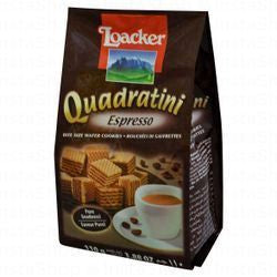 Loacker Quadratini Espresso Wafers