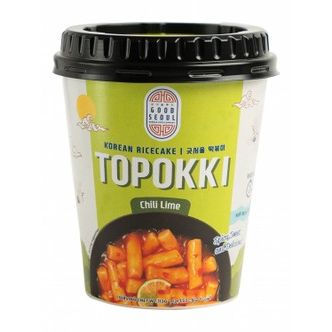 Good Seoul Instant Topokki Korean Rice Cake Chili Lime Flavor