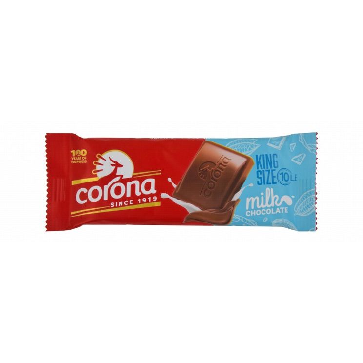 Corona King Size Milk Chocolate Slab