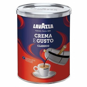 Lavazza Crema E Gusto Classic Ground Coffee Medium Roast - Intensity 7