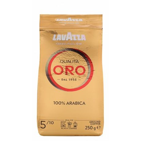 Lavazza Qualita Oro Arabica Ground Coffee Medium Roast - Intensity 5