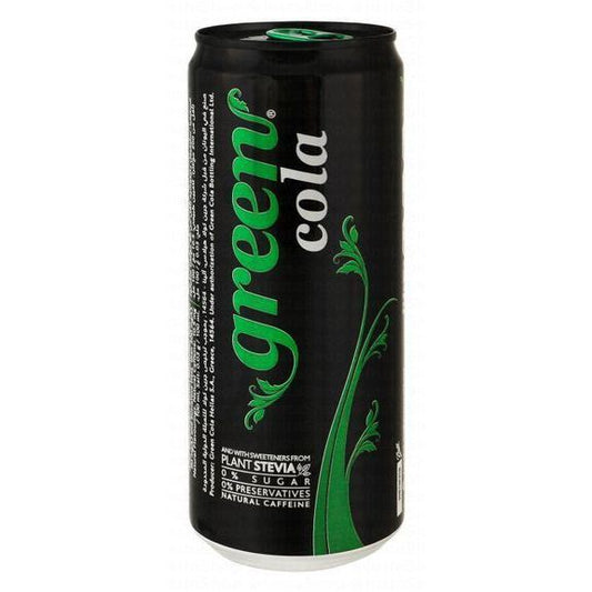 Green Cola Carbonated Drink with Stevia - sugar free, preservatives free