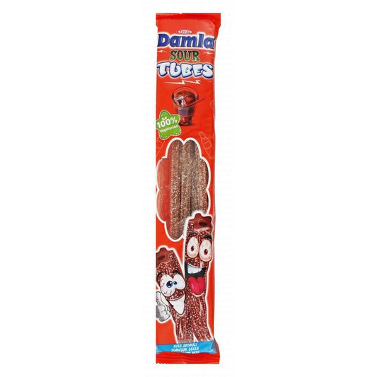 Damla Sour Tubes Candies Cola Flavor - vegetarian