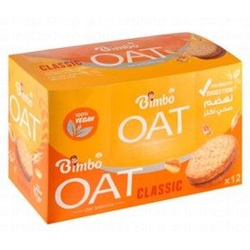 Bimbo Classic Wholegrain Oat Biscuits Filled with Cocoa Cream - vegan