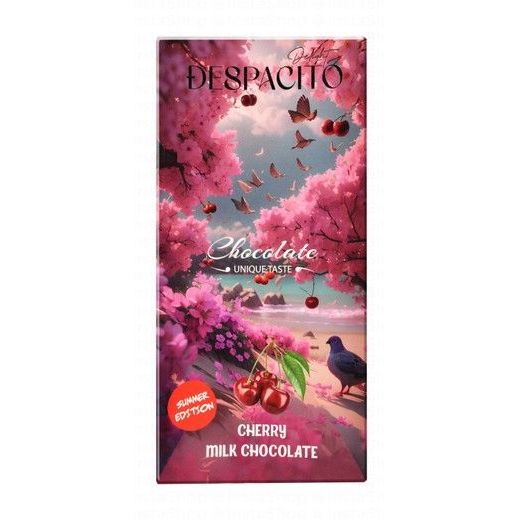 Despacito Milk Chocolate Slab with Cherry