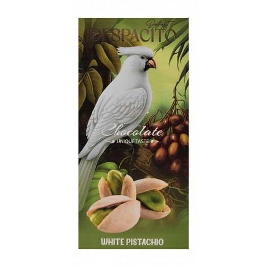 Despacito Milk Chocolate Slab with White Pistachio