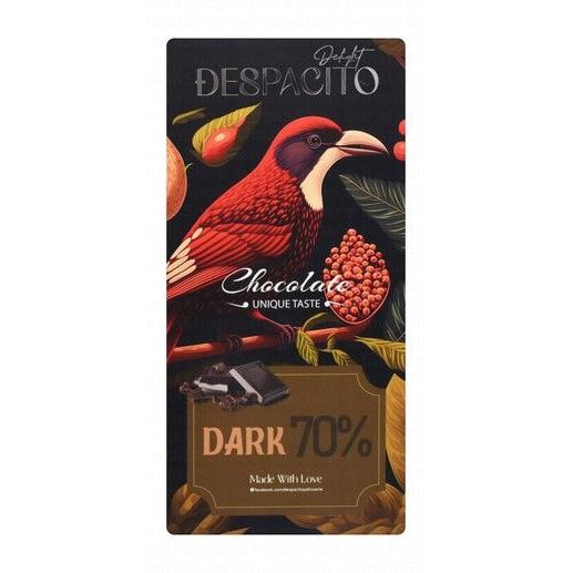 Despacito 70% Dark Chocolate Slab
