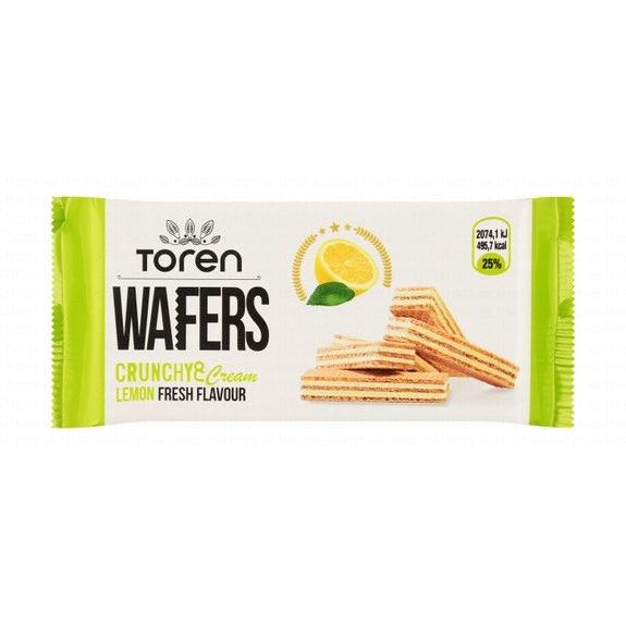 Toren Crunchy Wafers Filled with Lemon Cream