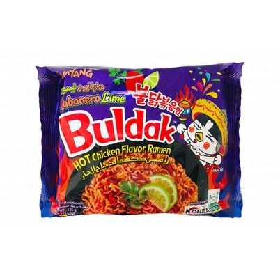 Samyang Buldak Instant Ramen Noodles Hot Chicken & Habanero Lime Flavor