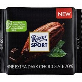 لوح شوكولاتة ريتر سبورت الداكنة بنسبة 70%